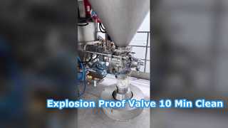 TÜV Certified Explosion-Proof Quick Release Rotary Valve | Low Leakage