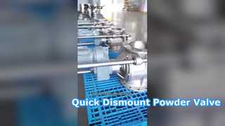 Powder Conveying Rotary Valve Quick Dismount